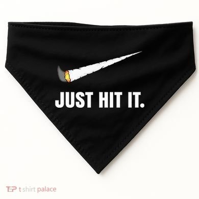 Just Hit It Marijuana USA-Made Doggie Bandana