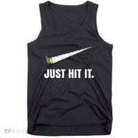 Just Hit It Marijuana Tank Top thumb 0