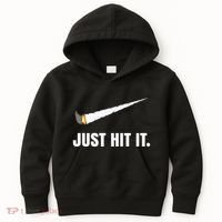 Just Hit It Marijuana Kids Hoodie thumb 0