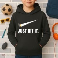 Just Hit It Marijuana Kids Hoodie thumb 2