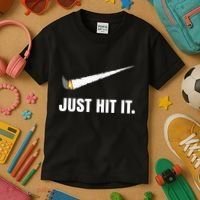 Just Hit It Marijuana Kids T-Shirt thumb 3