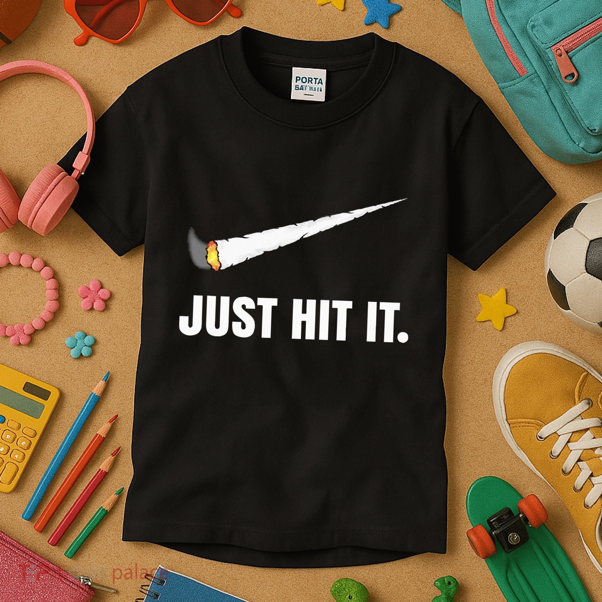 Just Hit It Marijuana Kids T-Shirt