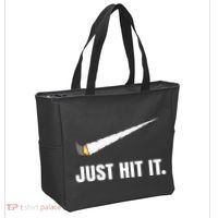 Just Hit It Marijuana Tote Bag thumb 2