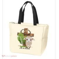 Jesus He Is Risen Lamb Cross Thorn Crown Faith Easter Tote Bag thumb 3