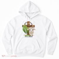 Jesus He Is Risen Lamb Cross Thorn Crown Faith Easter Hoodie thumb 0