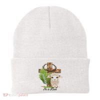 Jesus He Is Risen Lamb Cross Thorn Crown Faith Easter Beanie thumb 0