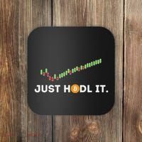 Just Hodl It Funny Crypto Trader Btc Bitcoin Investor Coaster thumb 0