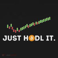 Just Hodl It Funny Crypto Trader Btc Bitcoin Investor Polo thumb 3