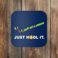 Just Hodl It Funny Crypto Trader Btc Bitcoin Investor Coaster thumb 0