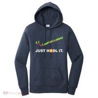 Just Hodl It Funny Crypto Trader Btc Bitcoin Investor Women's Hoodie thumb 0