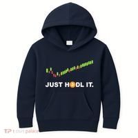 Just Hodl It Funny Crypto Trader Btc Bitcoin Investor Kids Hoodie thumb 0