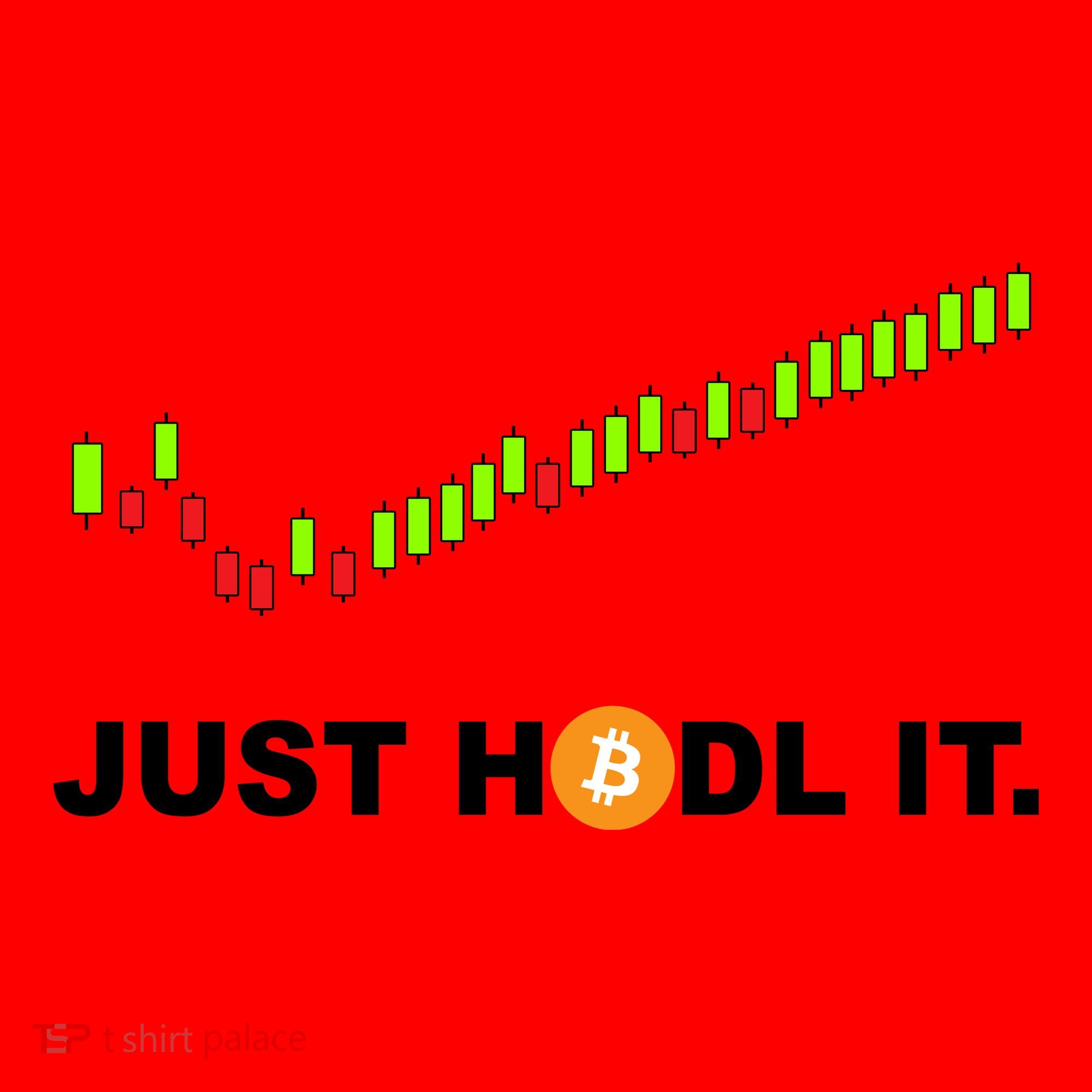 Just Hodl It Funny Crypto Trader Btc Bitcoin Investor Santa Hat