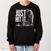 Just Hit It Funny Golf Women's Sweatshirt thumb 0
