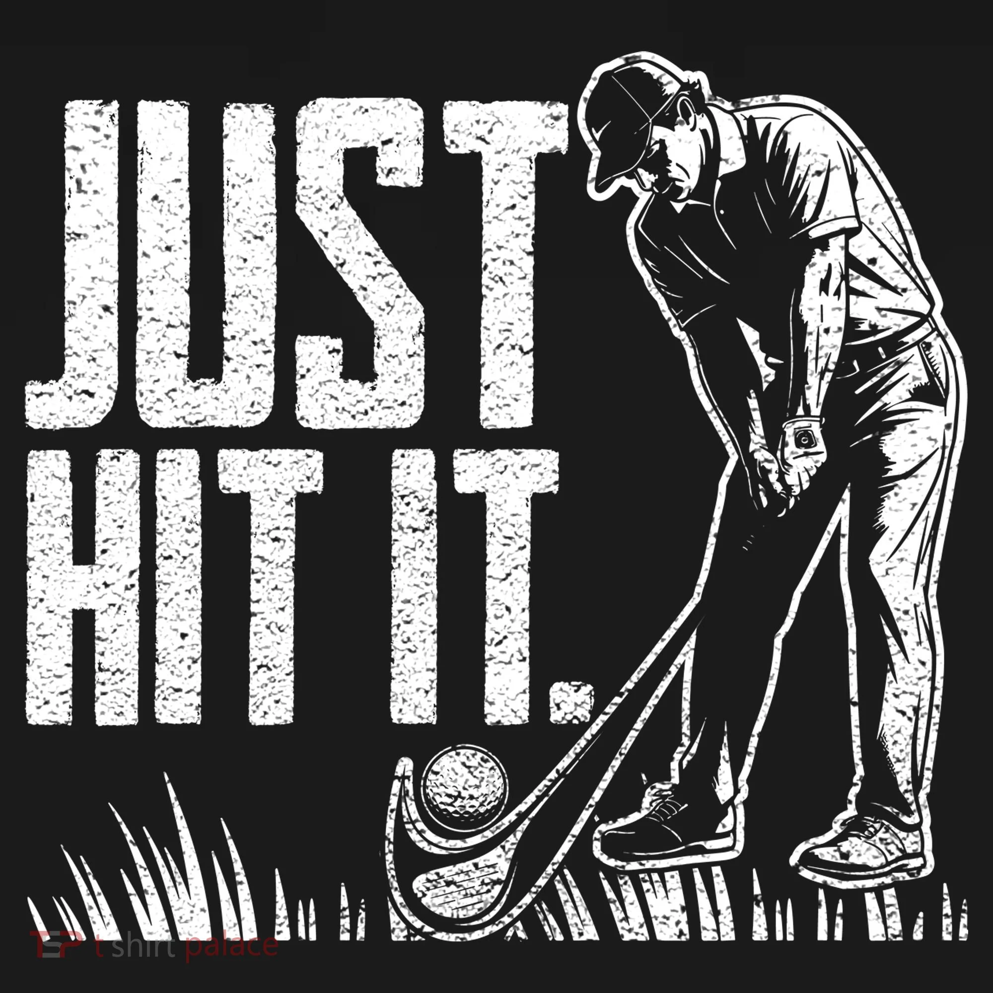 Just Hit It Funny Golf Doggie Tank
