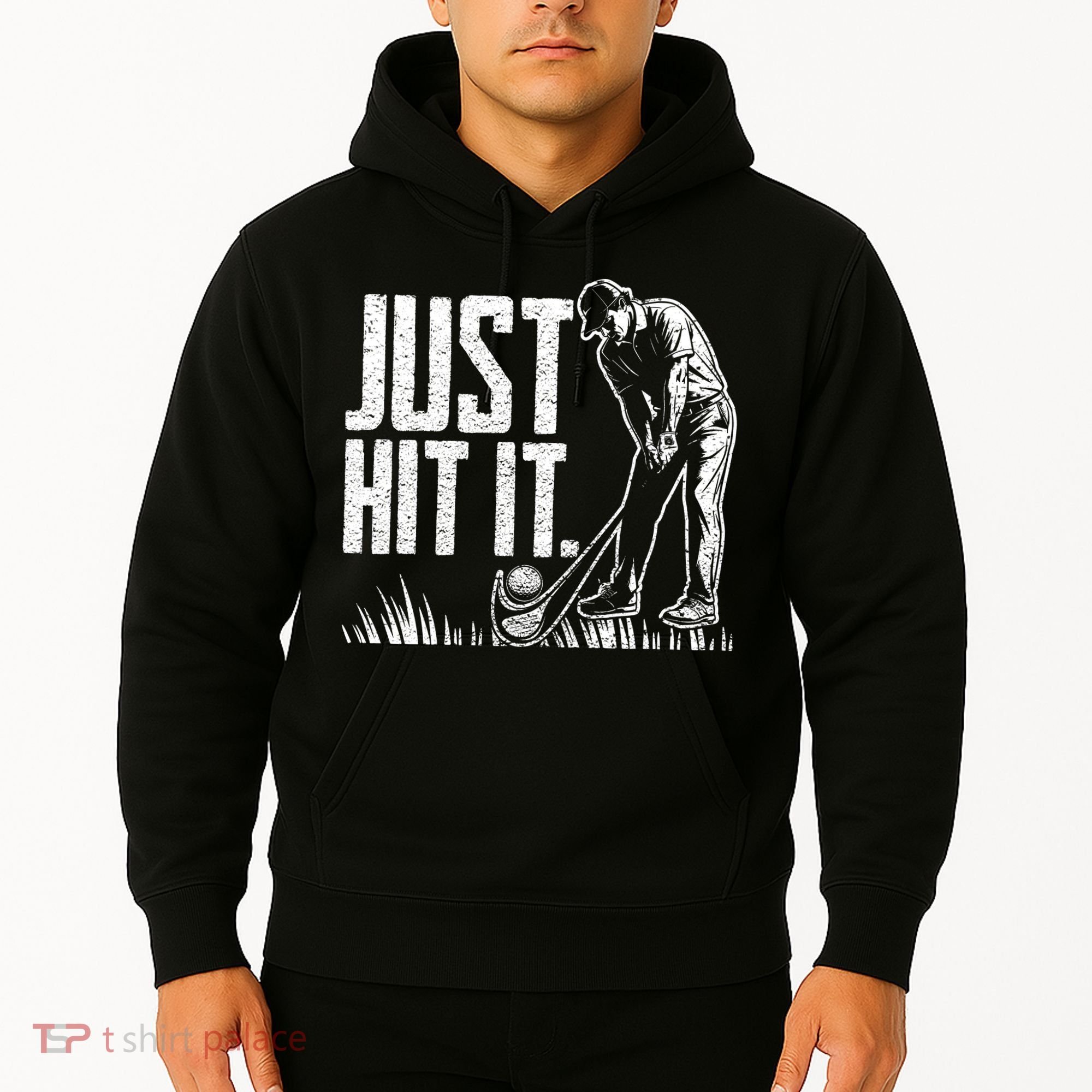 Just Hit It Funny Golf Hoodie