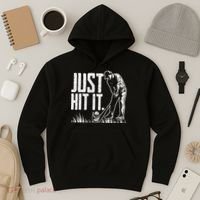 Just Hit It Funny Golf Hoodie thumb 3