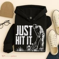Just Hit It Funny Golf Hoodie thumb 4