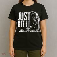 Just Hit It Funny Golf T-Shirt thumb 4