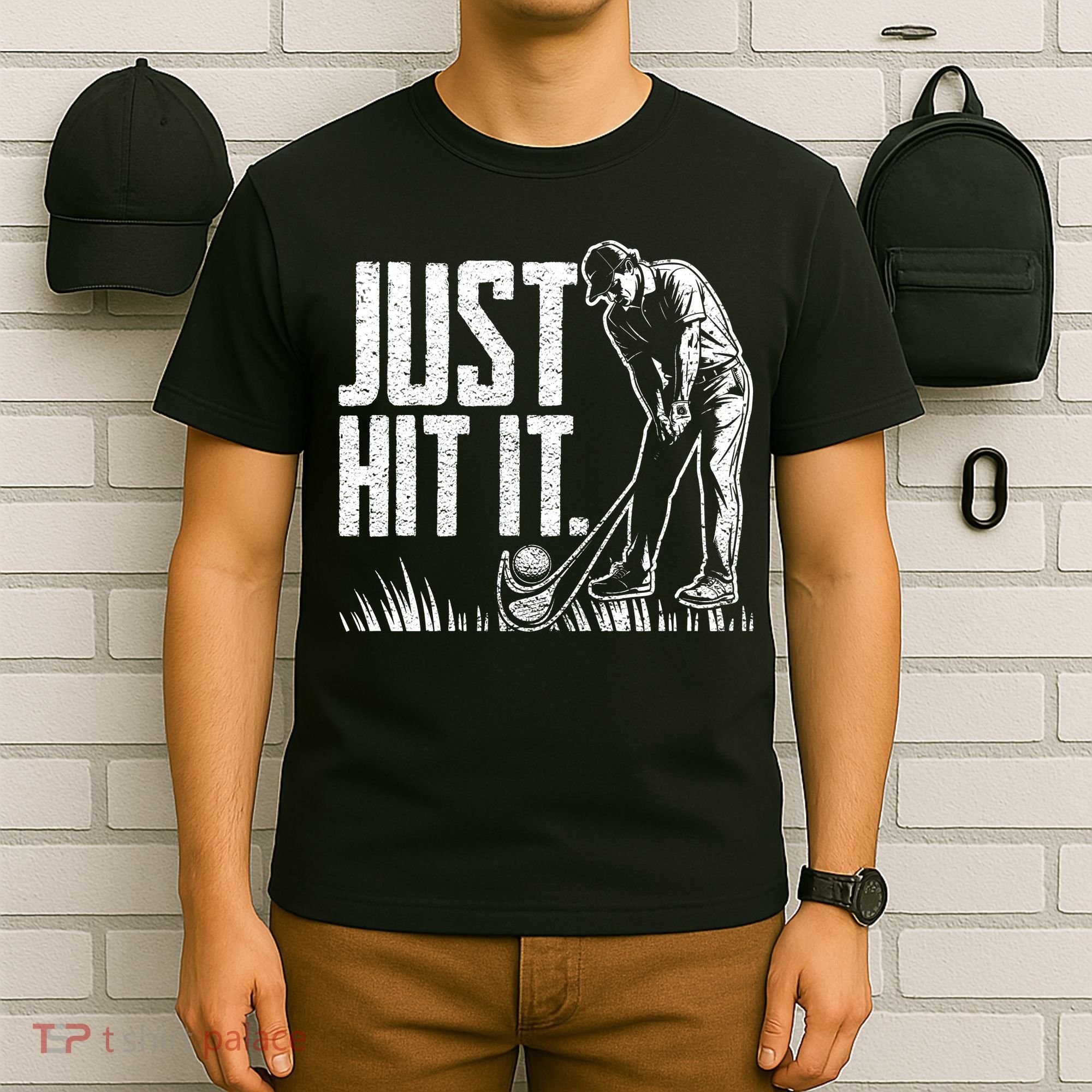 Just Hit It Funny Golf T-Shirt