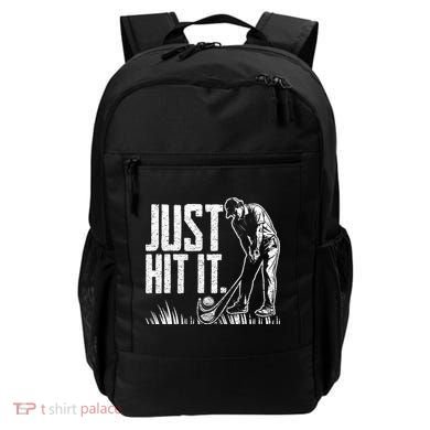Just Hit It Funny Golf Backpack