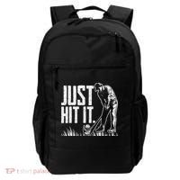 Just Hit It Funny Golf Backpack thumb 0