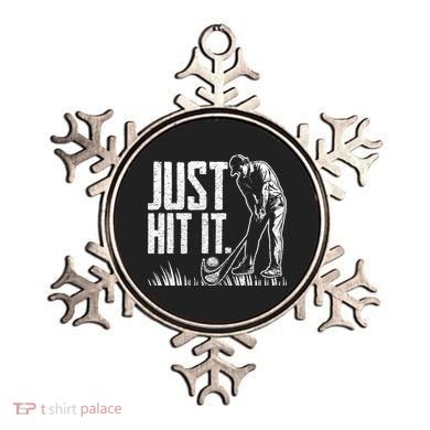Just Hit It Funny Golf Ornament