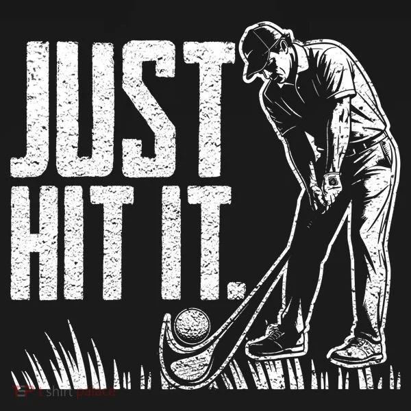 Just Hit It Funny Golf Ornament