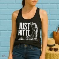 Just Hit It Funny Golf Women's Tank Top thumb 2