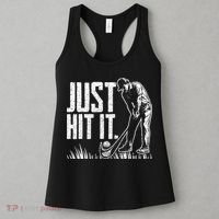 Just Hit It Funny Golf Women's Tank Top thumb 3