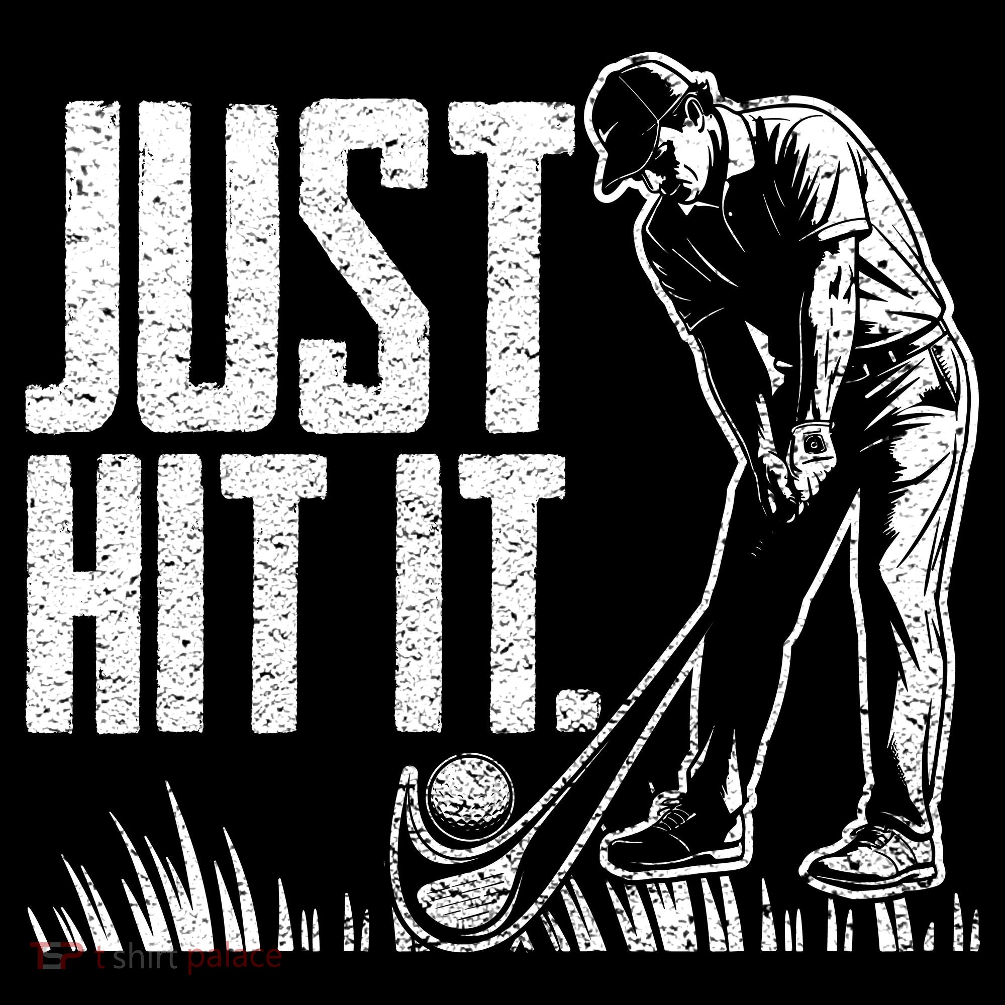 Just Hit It Funny Golf Women's Tank Top