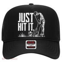 Just Hit It Funny Golf Hat thumb 0