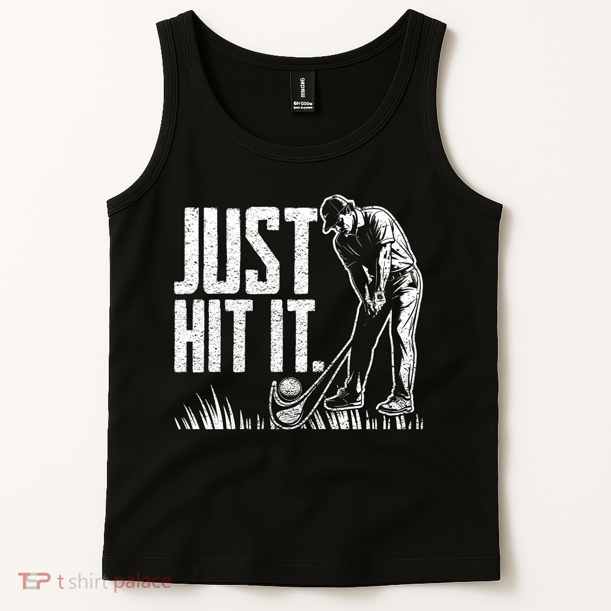 Just Hit It Funny Golf Tank Top