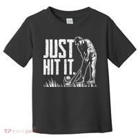 Just Hit It Funny Golf Toddler T-Shirt thumb 0
