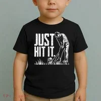 Just Hit It Funny Golf Toddler T-Shirt thumb 2