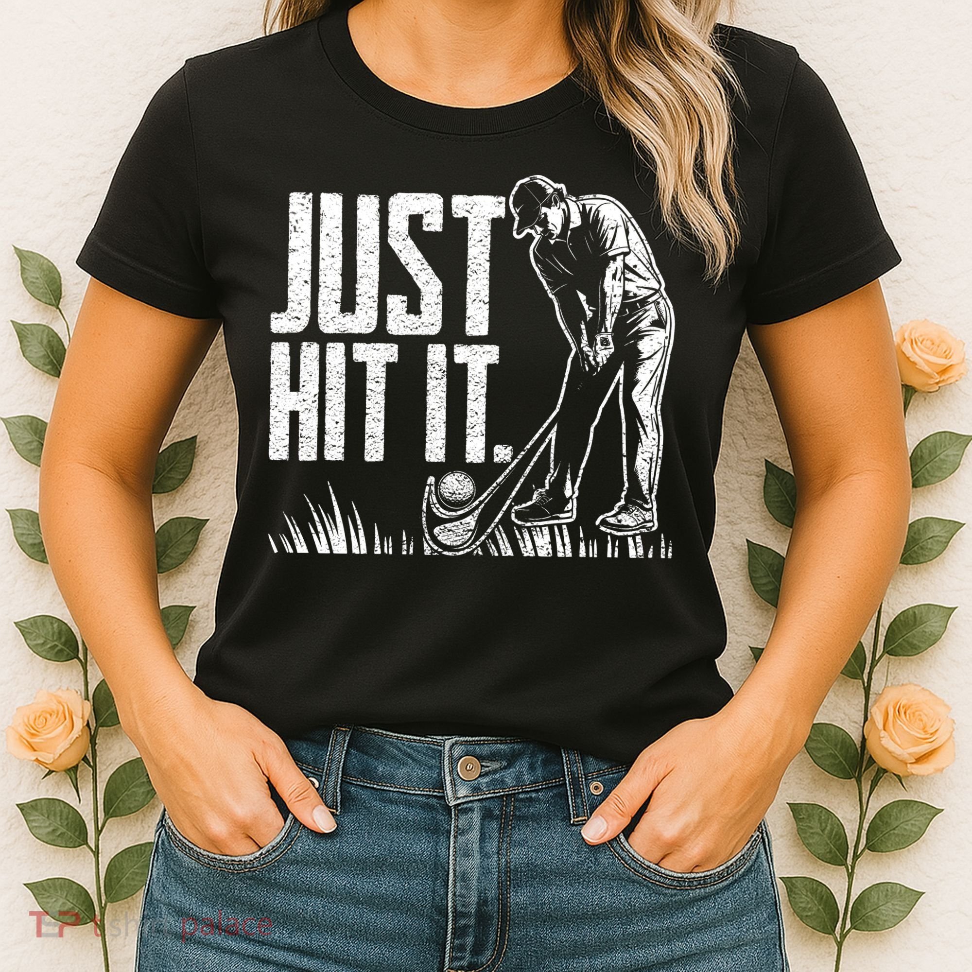 Just Hit It Funny Golf Women's T-Shirt