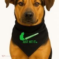 Just Hit It USA-Made Doggie Bandana thumb 1