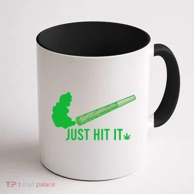 Just Hit It Coffee Mug back