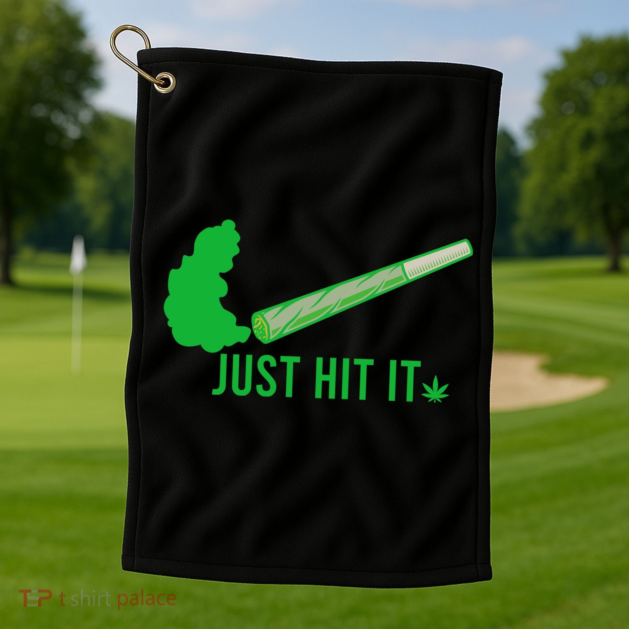 Just Hit It Golf Towel