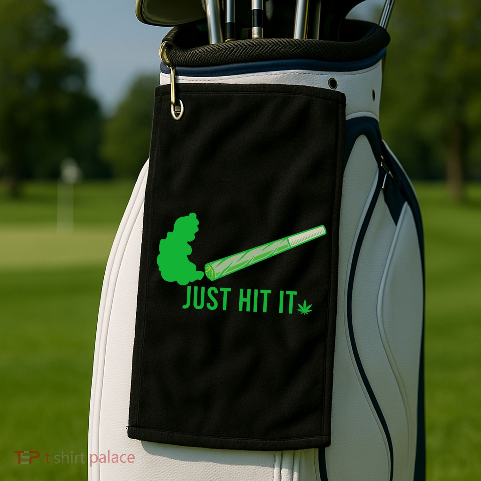 Just Hit It Golf Towel