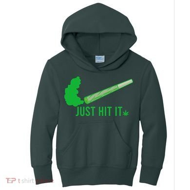 Just Hit It Kids Hoodie