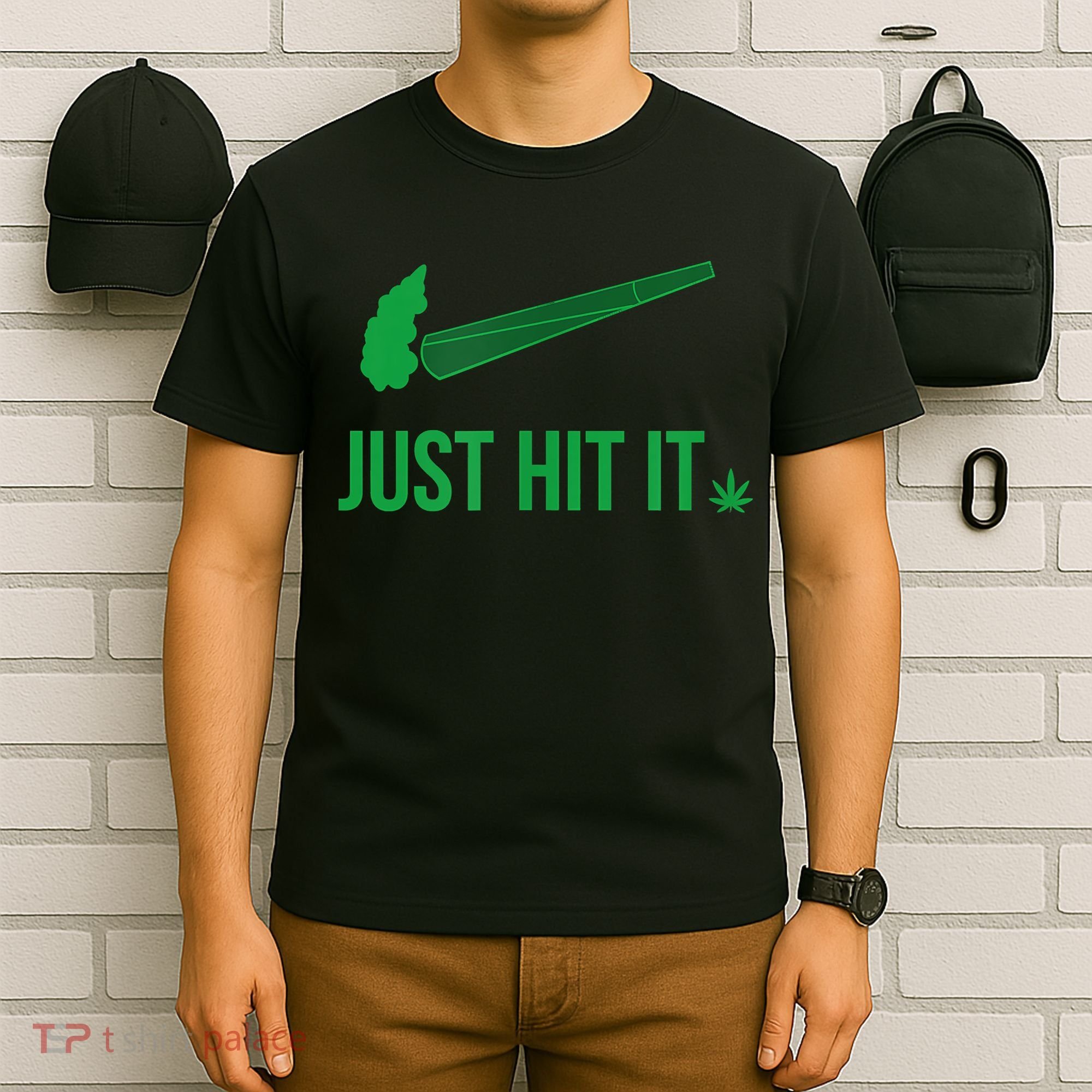 Just Hit It Cannabis Smoker T-Shirt