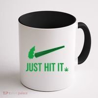 Just Hit It Cannabis Smoker Coffee Mug thumb 1