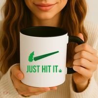 Just Hit It Cannabis Smoker Coffee Mug thumb 3