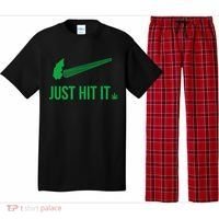 Just Hit It Cannabis Smoker Pajama Set thumb 0