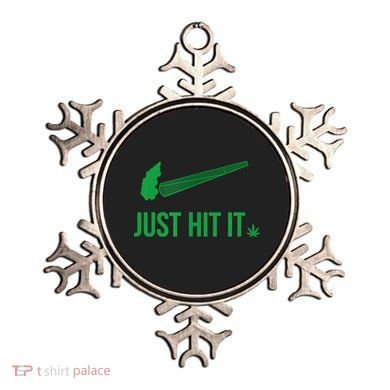 Just Hit It Cannabis Smoker Ornament