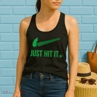 Just Hit It Cannabis Smoker Women's Tank Top thumb 2
