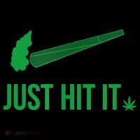 Just Hit It Cannabis Smoker Baby Bodysuit thumb 2