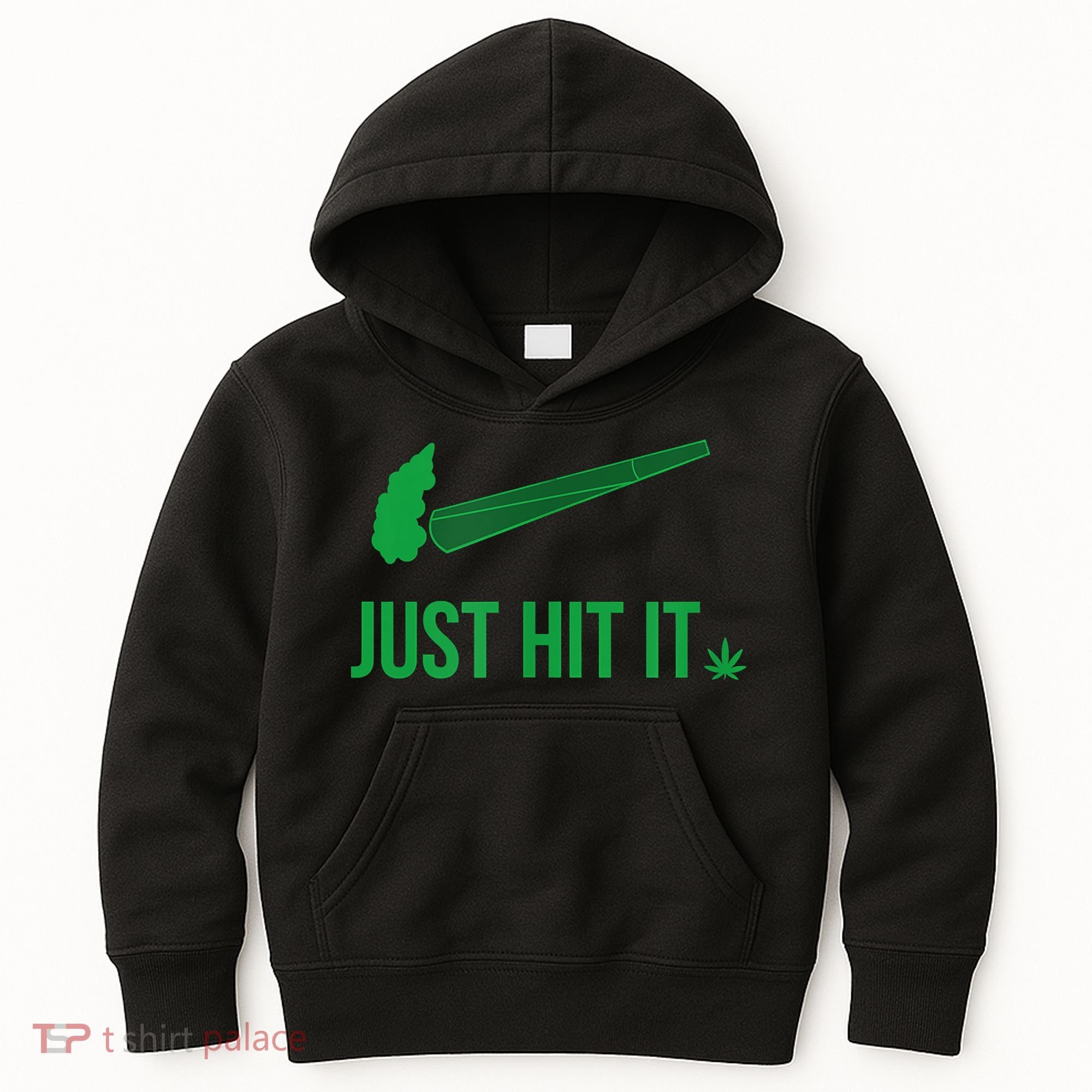 Just Hit It Cannabis Smoker Kids Hoodie