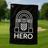 Jukebox Hero Golf Towel thumb 1