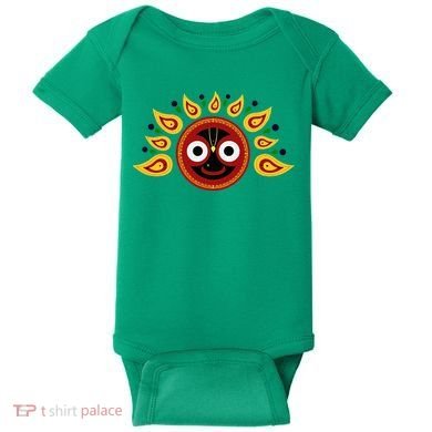 Jagannath Headdress Baby Bodysuit